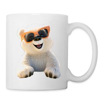 Polar Bear with Sunglasses Bears Love Cute Polar Bears - Mug - white - Right