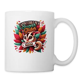 Australische Sugar Glider Kurzkopfgleitbeutler - Tasse - Weiß - Rechts