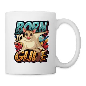 Australische Sugar Glider Kurzkopfgleitbeutler - Tasse - Weiß - Rechts