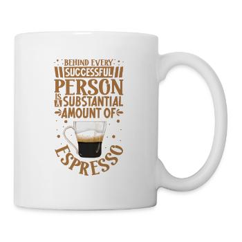Successful only with espresso - Mug - white - Right