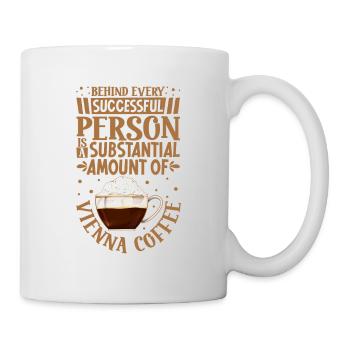 Succès uniquement avec Vienna Coffee - Mug blanc - blanc - Droite