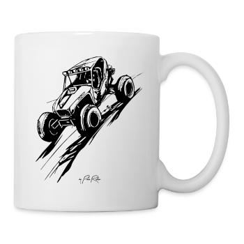 Sand Buggy Rallye - Tasse - Weiß - Rechts
