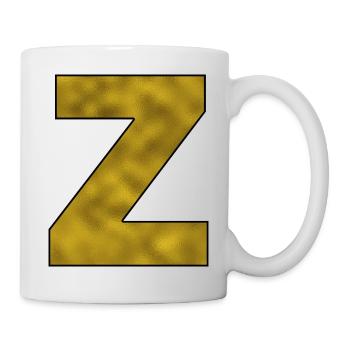 Letter Z Gold - Mug - white - Right