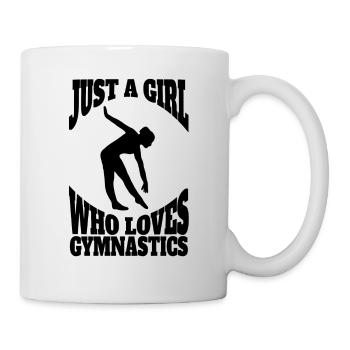 Gymnastique Filles Club de gymnastique Gymnastique Gymnastique - Mug blanc - blanc - Droite