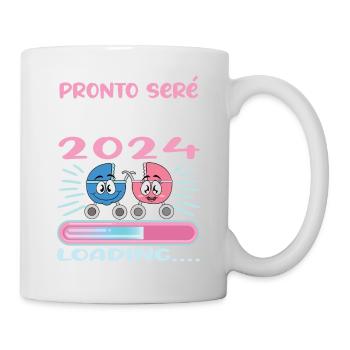 Schwester 2024 Hermana Mayor 2024 - Tasse - Weiß - Rechts