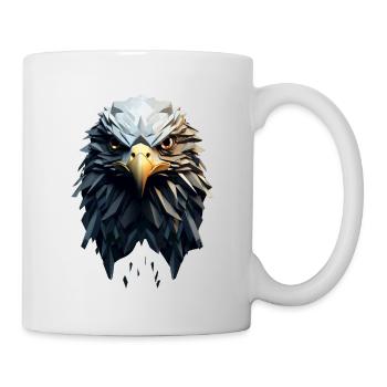Geometric Eagle Animation - Mug - white - Right