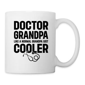 Docteur Grand-père Comme un grand-père normal Juste plus cool - - Mug blanc - blanc - Droite