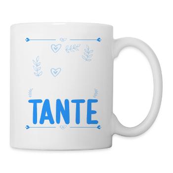 Ich komme total nach meiner Tante Nichte Neffe - Tasse - Weiß - Rechts