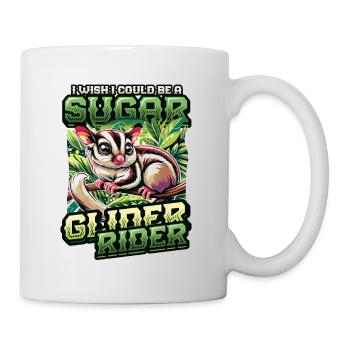 Australische Sugar Glider Kurzkopfgleitbeutler - Tasse - Weiß - Rechts