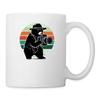 Ours, Photographe de paysage, Photographe de nature - Mug blanc - blanc - Droite