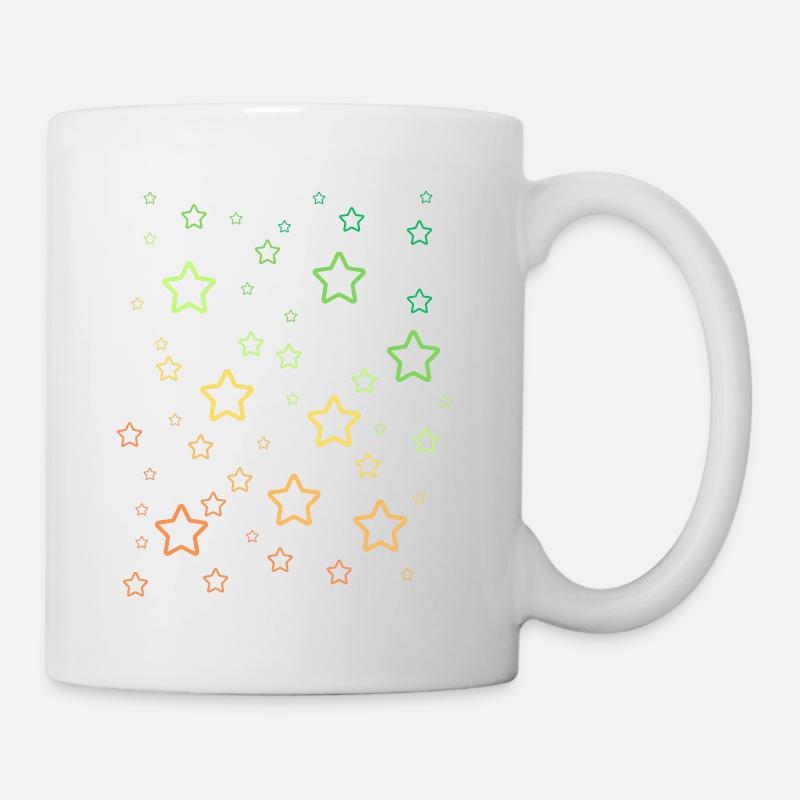 Rainbow Stars - Mug - white