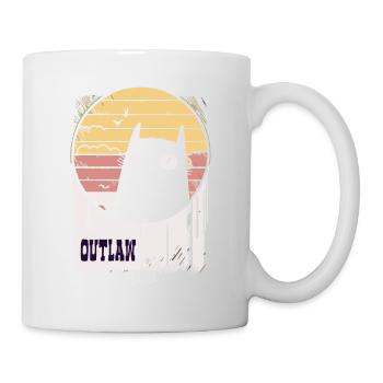 The Outlaw Retro Cat, The Cat - Mug - white - Right