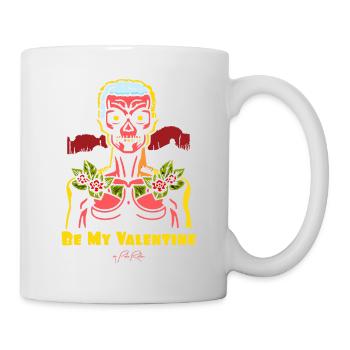 Be My Valentine: A Pop Art Colors Zombie - Mug - white - Right