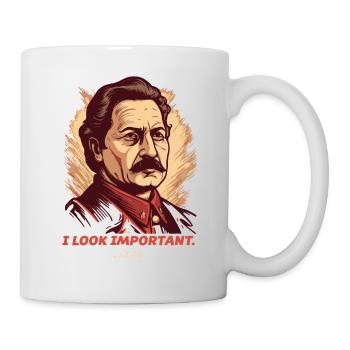 I look important - Mug - white - Right