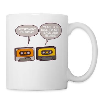 80s Retro CostumeThemed Party Costume 90s Party - Mug - white - Right