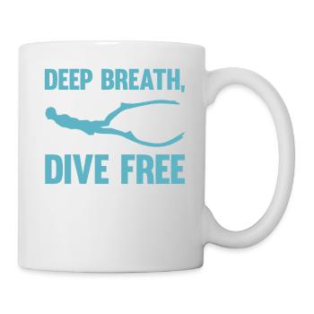 Plongée, Apnée Plongée, Apnée No Limit Apnée Apnée - Mug blanc - blanc - Droite