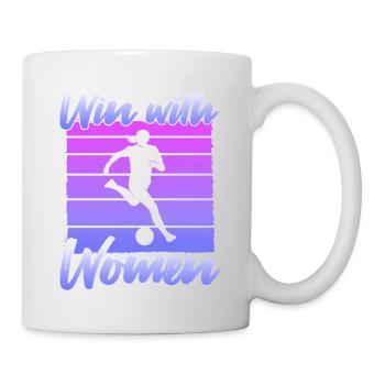 Women's Soccer, Women's Soccer, Women's Soccer - Mug - white - Right
