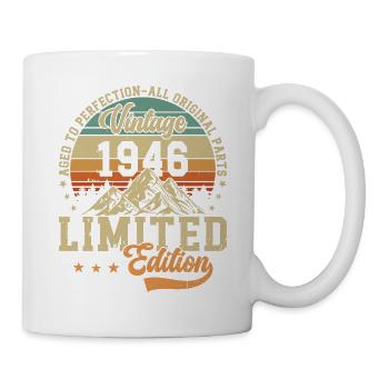 78th Birthday Vintage Retro 1946 - Mug - white - Right