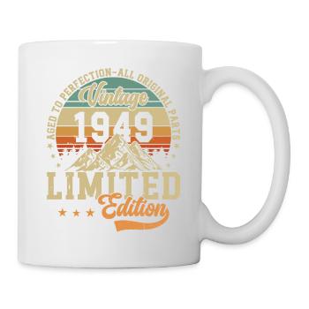 Millésime 1949 - Anniversaire Millésime - Mug blanc - blanc - Droite