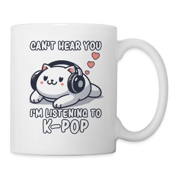 K-Pop KPop Chat Coréen Musique - Mug blanc - blanc - Droite