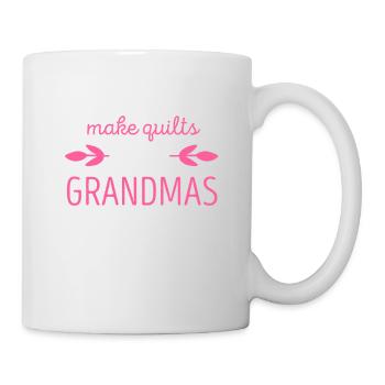 Real Grandmas Line Dance Sewing Dancing Grandma - Mug - white - Right