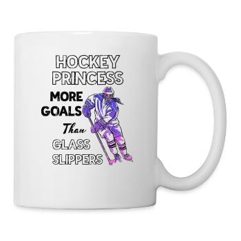 Hockey sur glace Princess Hockey sur glace Femmes Filles - Mug blanc - blanc - Droite
