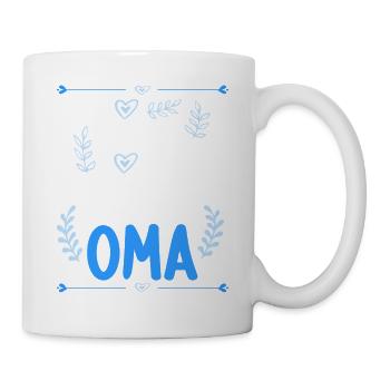 Ich komme total nach meiner Oma Enkelin Enkel - Tasse - Weiß - Rechts