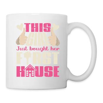 This Girl Just Bought Her First House - Mug - white - Right