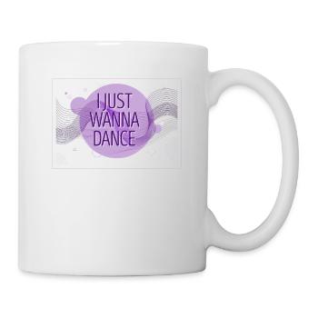 Je veux juste danser les amateurs de danse - Mug blanc - blanc - Droite