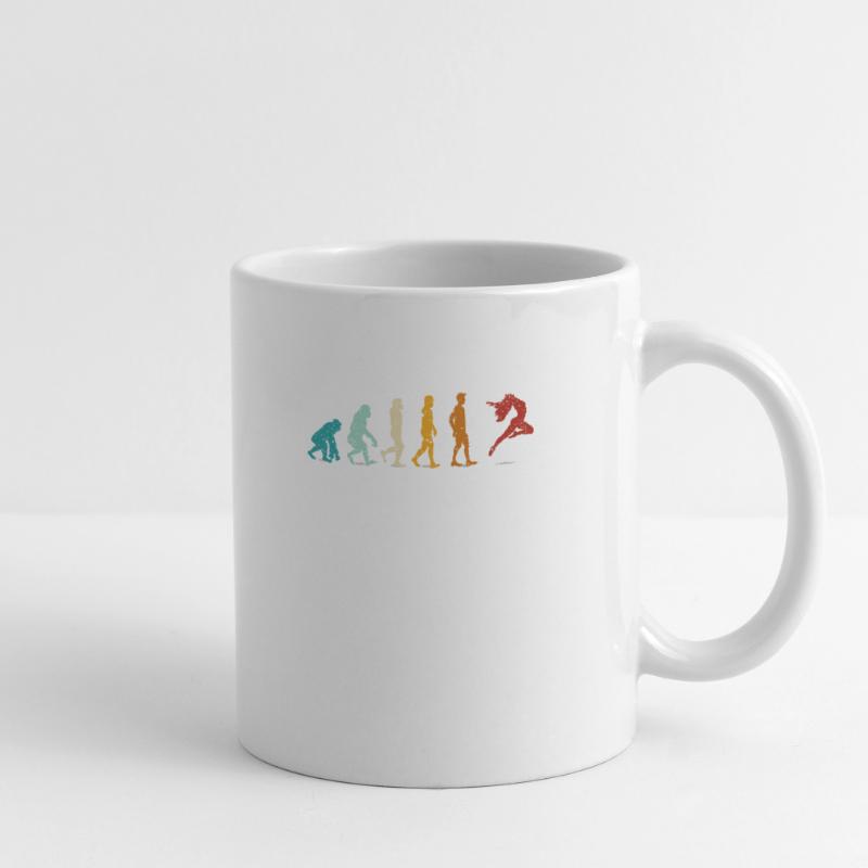 Dancing Retro Dancing Evolution of Man Dancer Mug