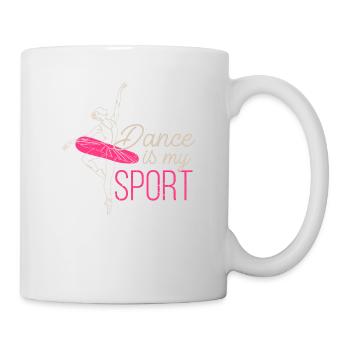 La danse est mon sport Fille professeur de danse Professeur - Mug blanc - blanc - Droite