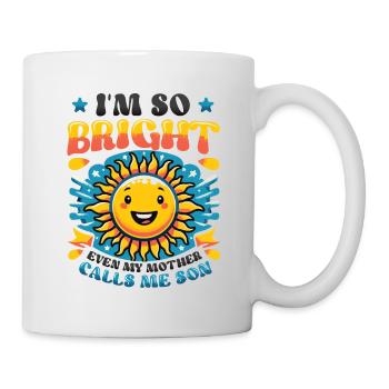 Funny Pun Son Sun Humorous Sayings - Mug - white - Right
