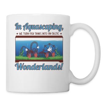 we turn fish tanks into fin-tastic wonderlands! - Mug - white - Right