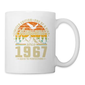 Légendaire 57e anniversaire 1967 - Mug blanc - blanc - Droite