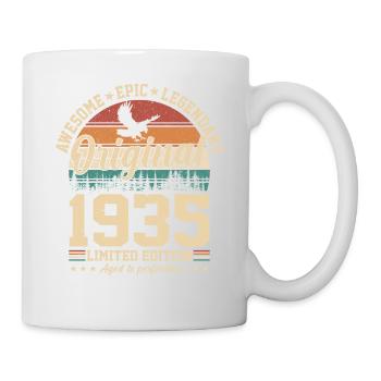 Légendaire 89e anniversaire 1935 - Mug blanc - blanc - Droite
