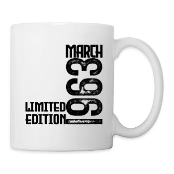 Birthday Gift March 1963. March 1963. mars - Mug - white - Right