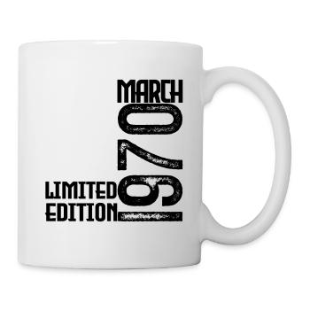 Cadeau Anniversaire Mars 1970. March 1970. mars - Mug blanc - blanc - Droite
