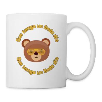 Bonne journée - Mug blanc - blanc - Droite