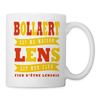 Lens supporter lensois football lens - Mug blanc - blanc - Droite