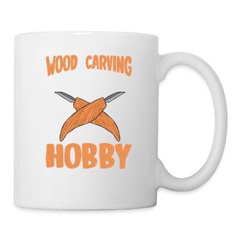 Wood Shining Wood Carving - Mug - white - Right