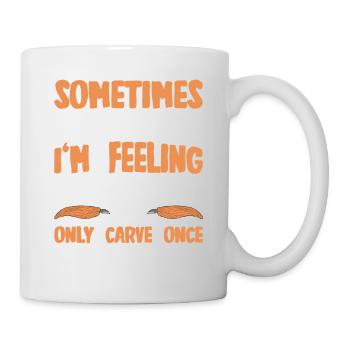 Wood Shining Wood Carving - Mug - white - Right