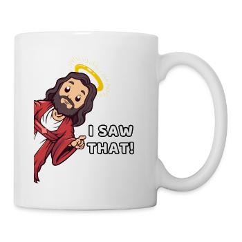 Das habe ich gesehen - Tasse - Weiß - Rechts
