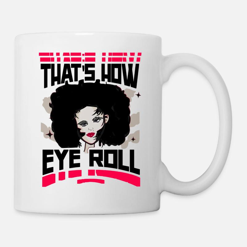 This is how the eyes roll - Mug - white