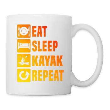 Canoë Kayak Hommes Femmes Kayak Kayak - Mug blanc - blanc - Droite