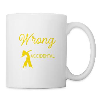 Es gibt keine falschen Bewegungen, nur zufällige - Tasse - Weiß - Rechts