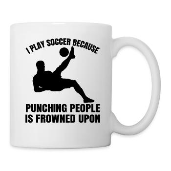 Joueur de football Équipe de football Conception de football - Mug blanc - blanc - Droite