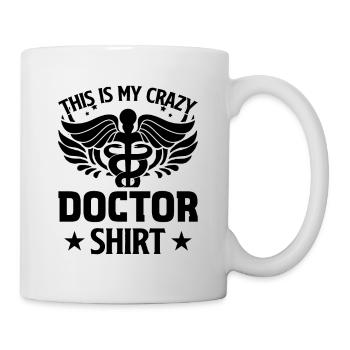 C’est mon médecin fou chemise médecin drôle - Mug blanc - blanc - Droite