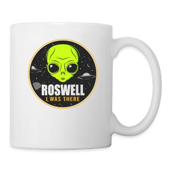 Alien, UFO, UAP, Space, Weltraum Flugobjekt - Tasse - Weiß - Rechts