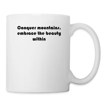 Randonnée - Partez à la conquête des montagnes, embrassez la beauté - Mug blanc - blanc - Droite