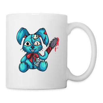 Hasen Dämon Gothic Kawaii - Tasse - Weiß - Rechts